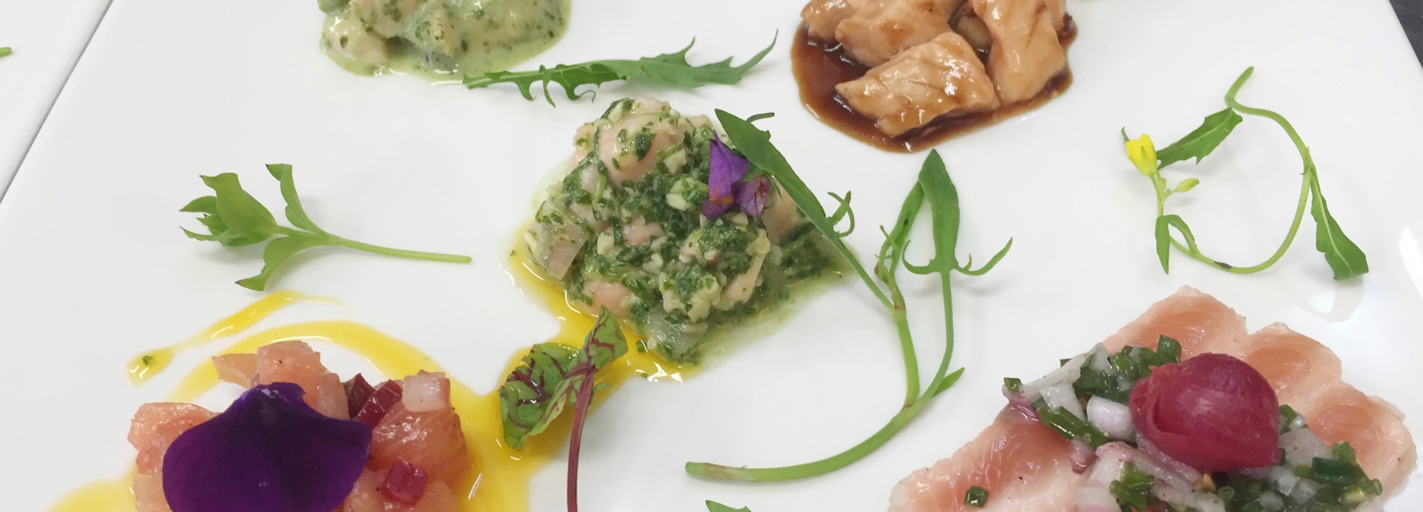 Freshly prepared cuisine at Miðfjarðará Lodge